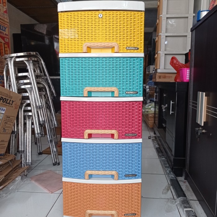 Laci Plastik Napolly Contan 5 Susun Full Color