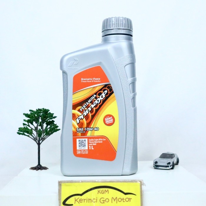 TERLARIS TERLARIS PERTAMINA PRIMA XP SAE 10W-40 1 LITER API SM/CF OLI MOBIL MESIN BENSIN PELUMAS