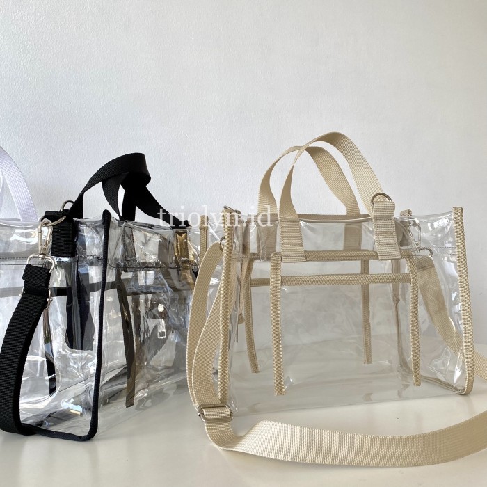 tas konser transparan pvc