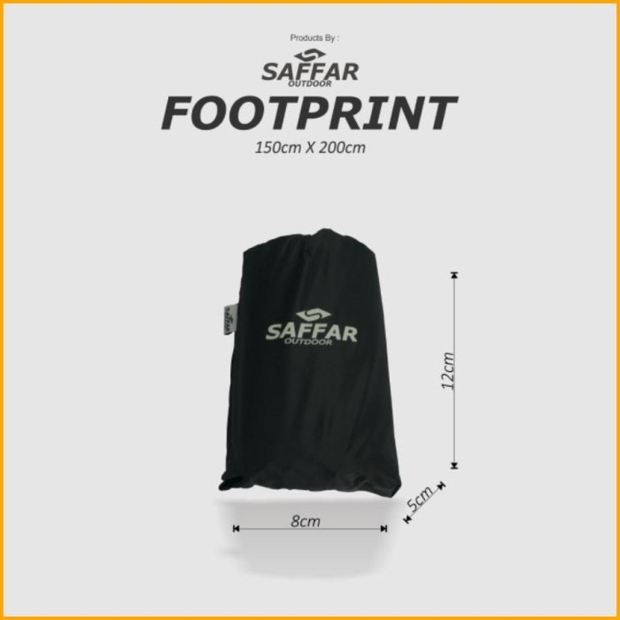 Soniaa_ Footprint Alas Tarp Tent Tenda Ultralight Nylon 20D - Flysheet Mini -