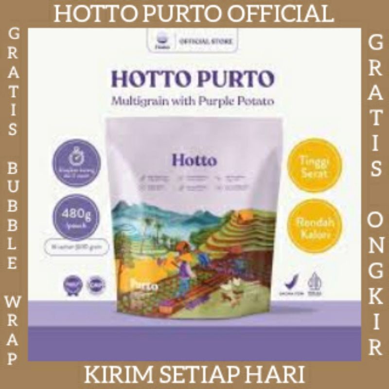 

HOTTO PURTO 1POUCH 16SCT MULTIGRAIN WITH PURPLE POTATO