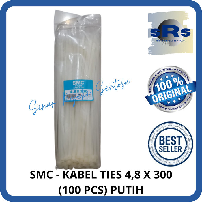 

Sale Smc - Kabel Ties Nylon 4,8 X 300 (100Pcs)