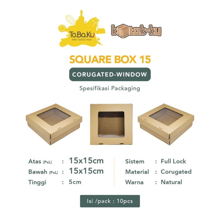 

Sale Kotak-Ku Corugated Square Box Window 15
