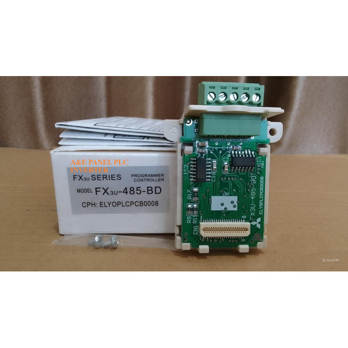 Plc Mitsubishi Fx3U-485-Bd Rs485 Board Communication Fx3U