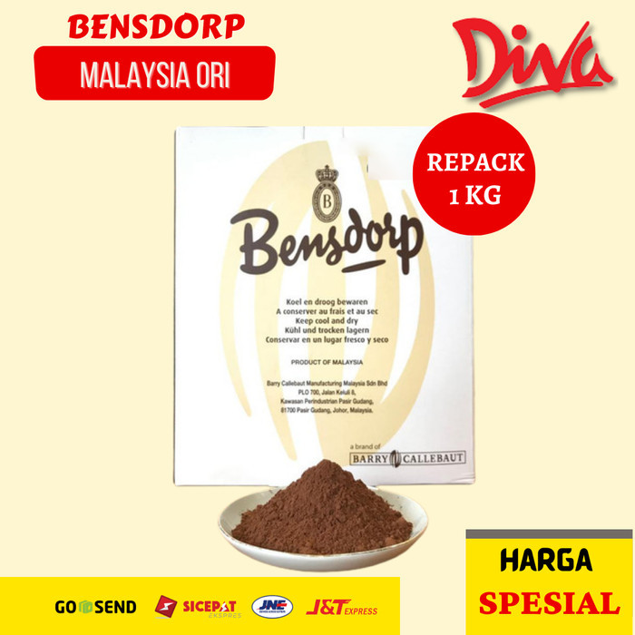 

Bensdorp Malaysia "QUEEN ANNA" / Bensdrop Coklat Bubuk repack 1kg