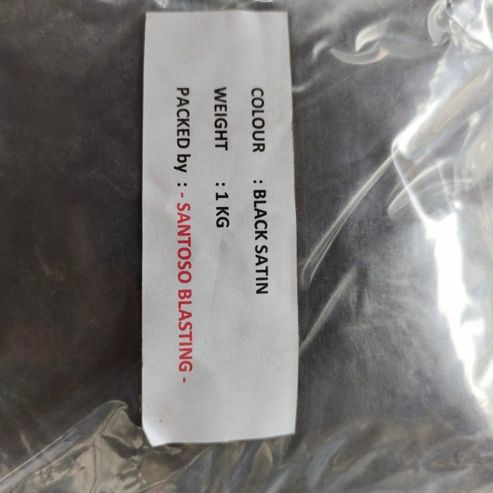 

bubuk powder coating black satin