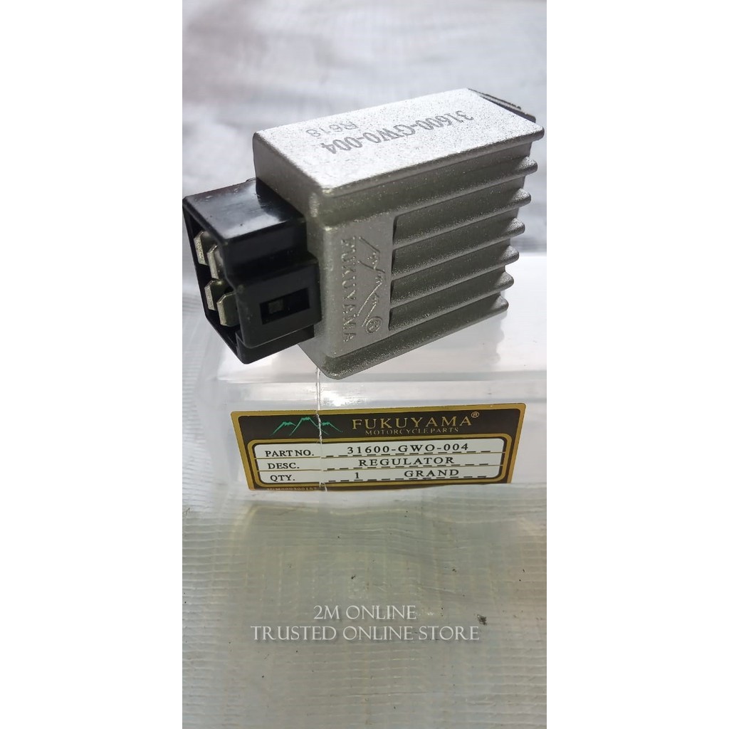 Regulator Rectifier Kiprok Grand Merk Fukuyama 31600-Gwo-004 Barang Langka