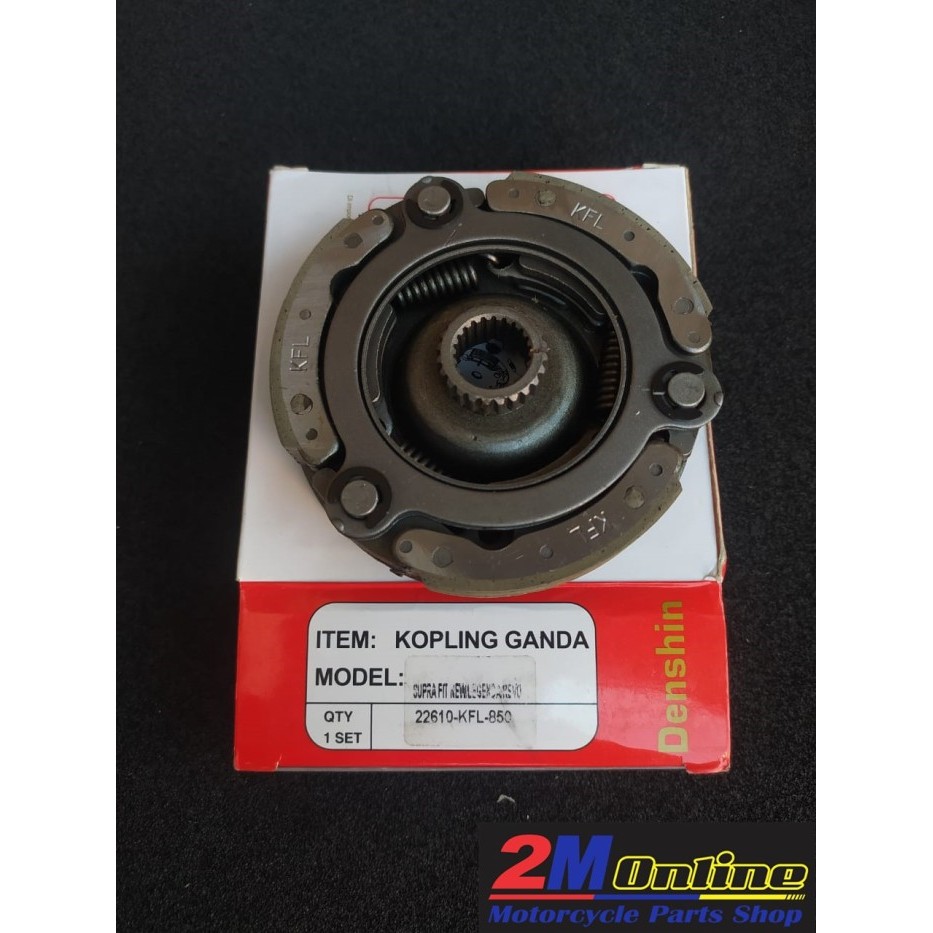 Kampas Ganda Supra Fit New Legenda Merk Denshin 22610-Kfl-850 Barang Langka