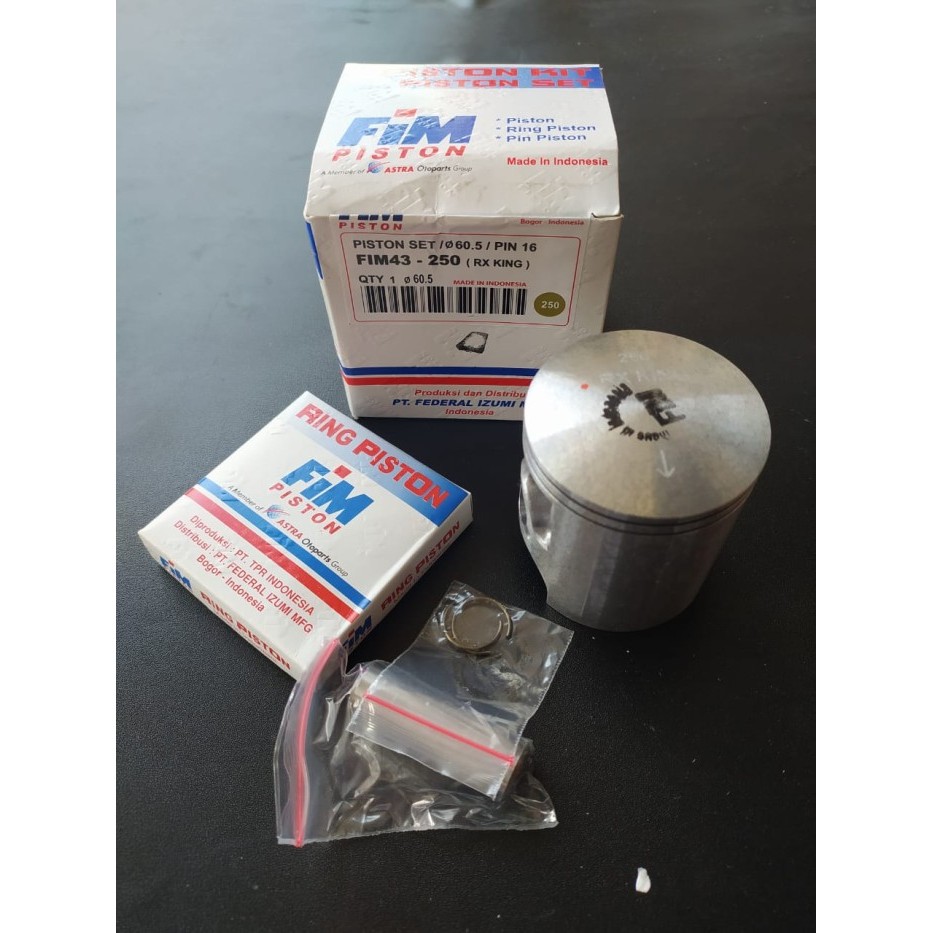 Seher Piston Kit Rx King Rxk Os 250 Dim 60.5 Pen 16 Fim43 Fim Barang Langka