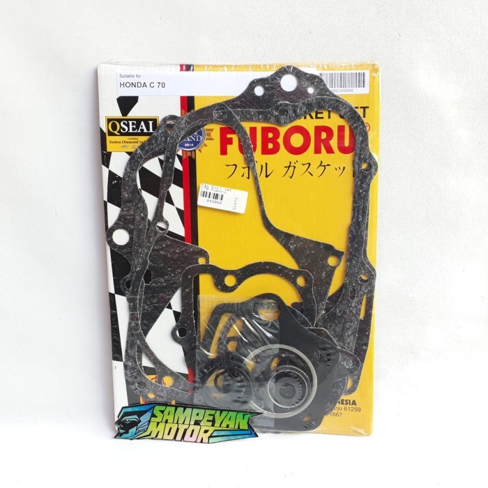 Pac Pack Packing Blok Block Mesin Full Gasket Set Honda C70 C 70 Barang Langka