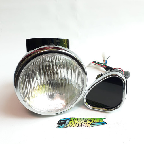 Batok Reflektor Lampu Depan Set Spido Spidometer Digital S90 S 90 Barang Langka