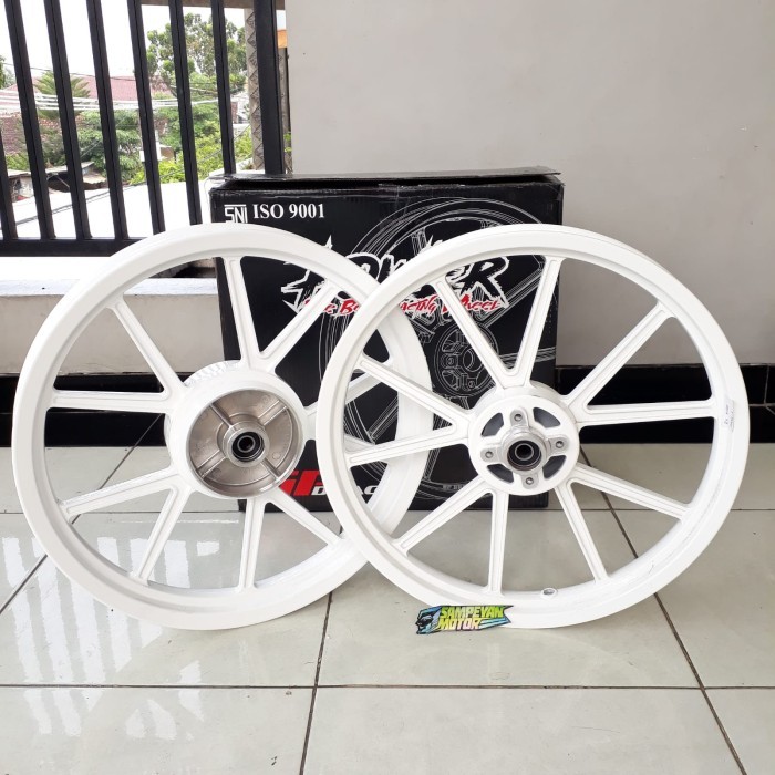 Velg Racing Set Yamaha Rxk Rx King Power Gp Drag-1 Putih Barang Langka
