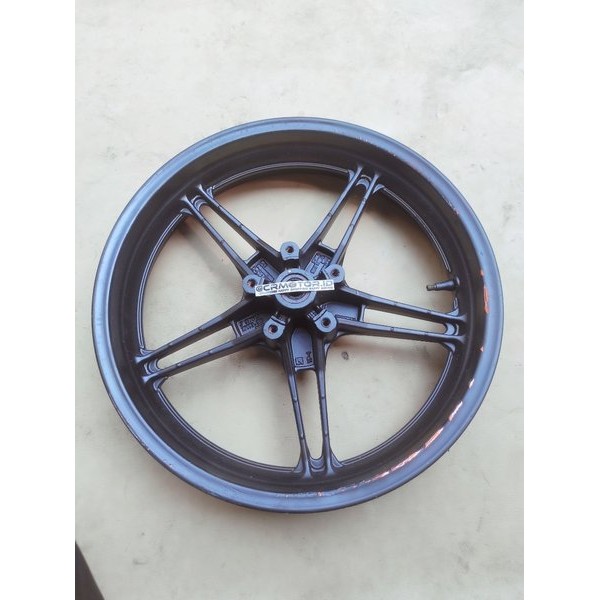 Castwheel Velg Pelek Racing Belakang Yamaha Vixion New Nvl Mx King 150 R15 V2 Kode 1Pa Ori Copotan M
