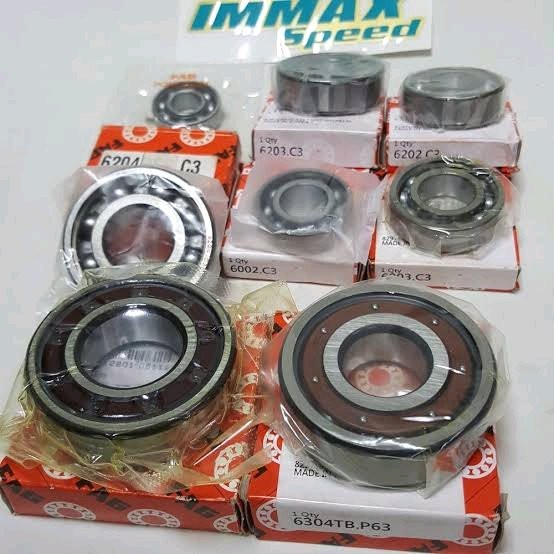 Paket Bearing High Speed Fag 6205 6304 Full Gir Gear Ratio Rasio Racing Jupiter Z Jupe Jupi Original