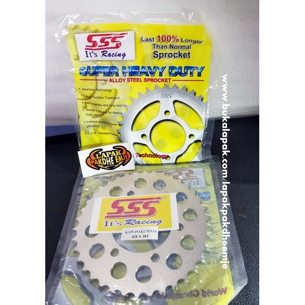 Ger Sss 428 38 Gear Belakang Sss 428 38 Ninja R Ninja Rr Sss Original  Barang Langka