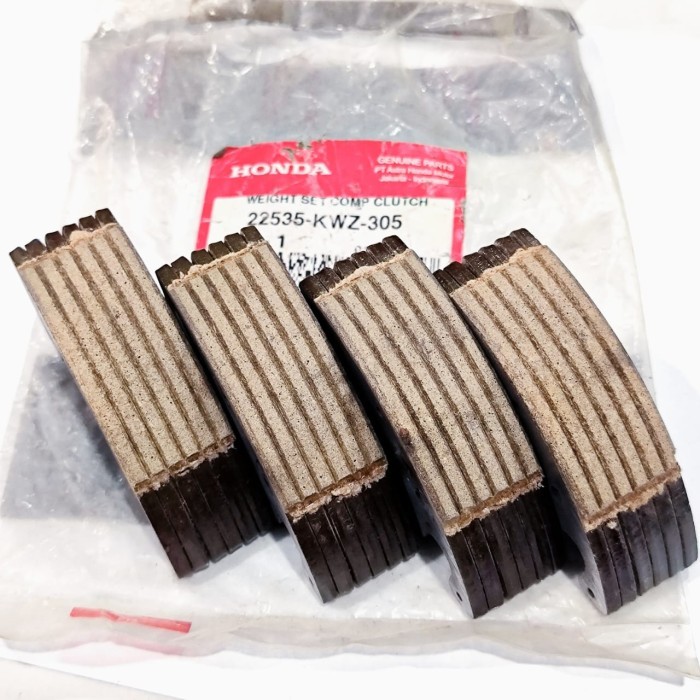 Kampas Kopling Ganda Revo At Matic 22535-Kwz-305 Isi 4 100% Asli Barang Langka