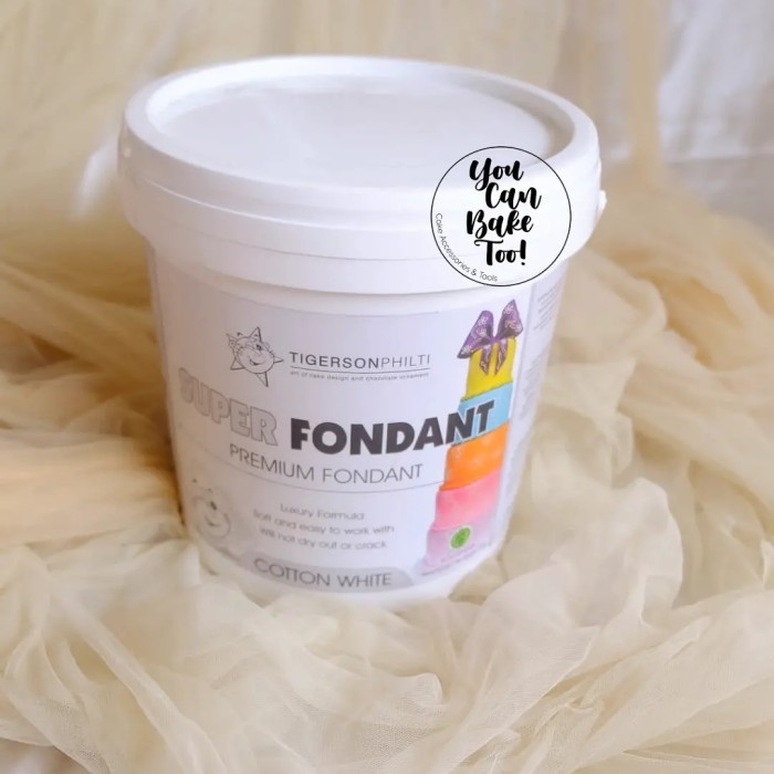 

Tigerson Super Fondant White 5Kg Best Seller