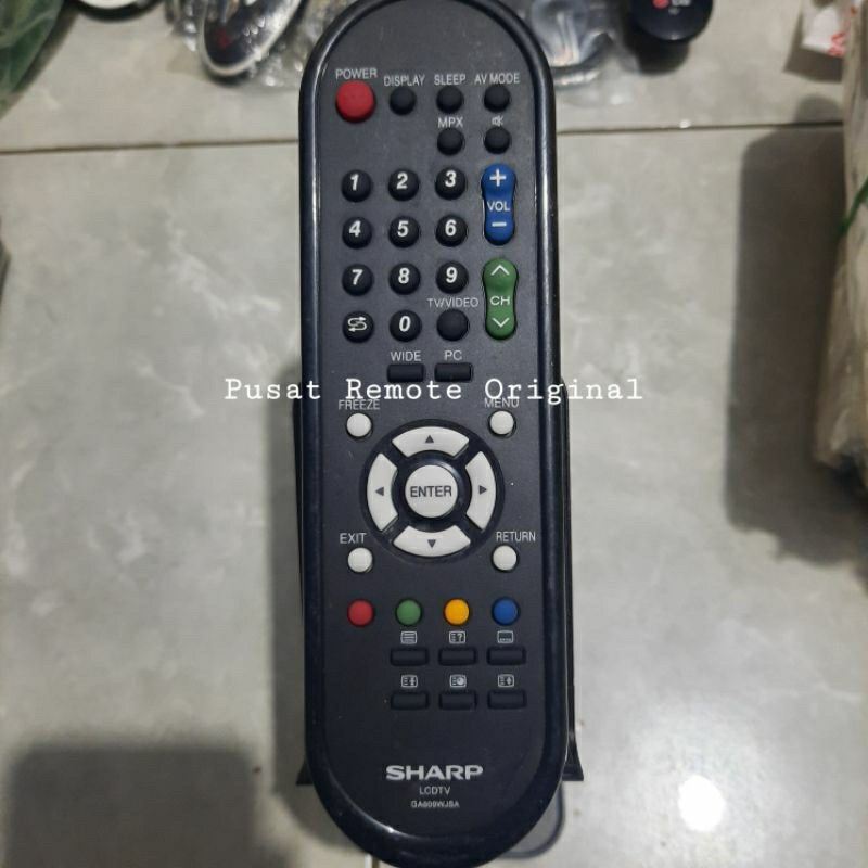 REMOTE REMOT TV SHARP LED LCD AQUOS GA609WJSA ORIGINAL ASLI