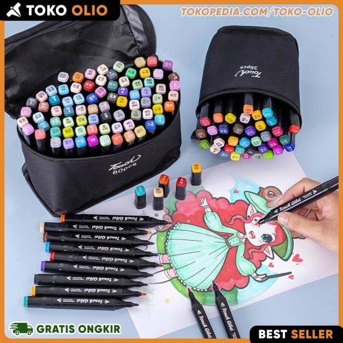 

HOT SALE! Spidol Stabilo 2 Sisi 120 Warna Dual Side Lukis Sketsa Art Marker