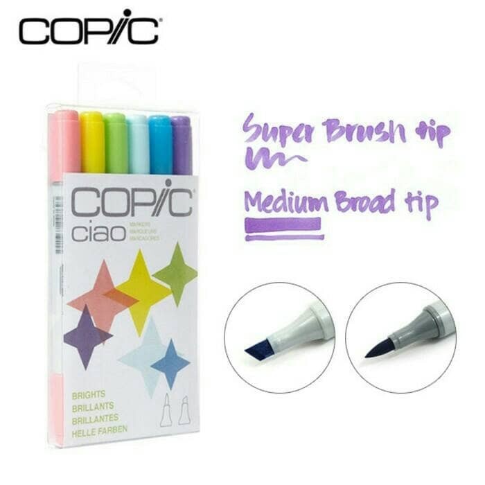 

PROMO! COPIC CIAO Marker 6 Bright colour NEW!!!