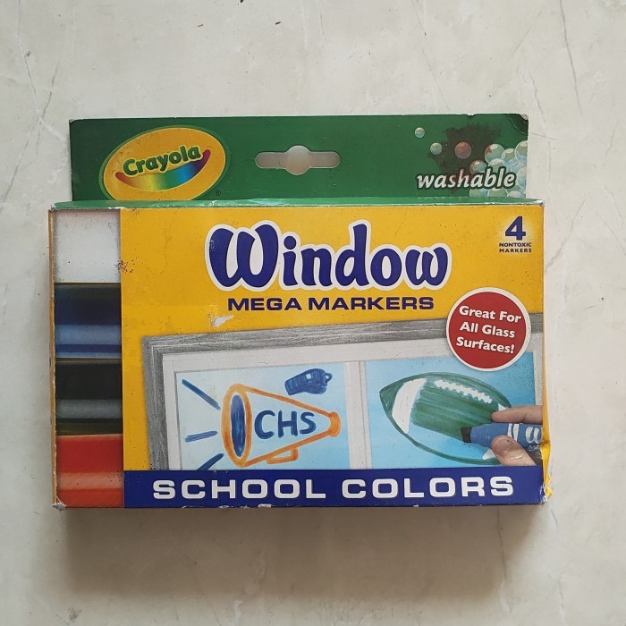 

PROMO! crayola 8 washable window markers