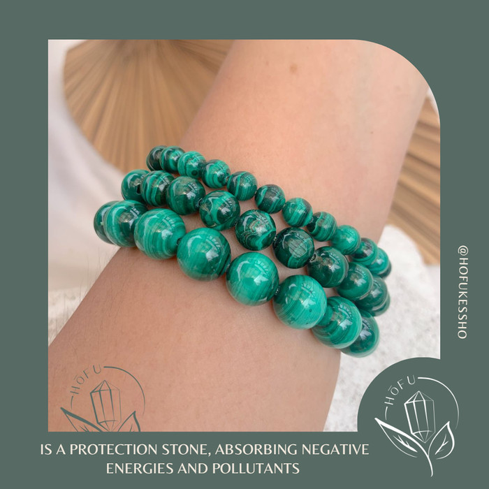 Malachite Natural Crystal Bracelet