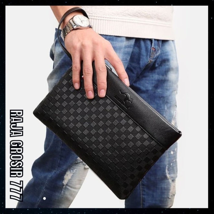 

TERLARIS YUESKANGAROO CLUTCH HANDBAG TAS TANGAN PRIA IMPORT ORIGINAL TDP 61 MURAH!!! MURAH