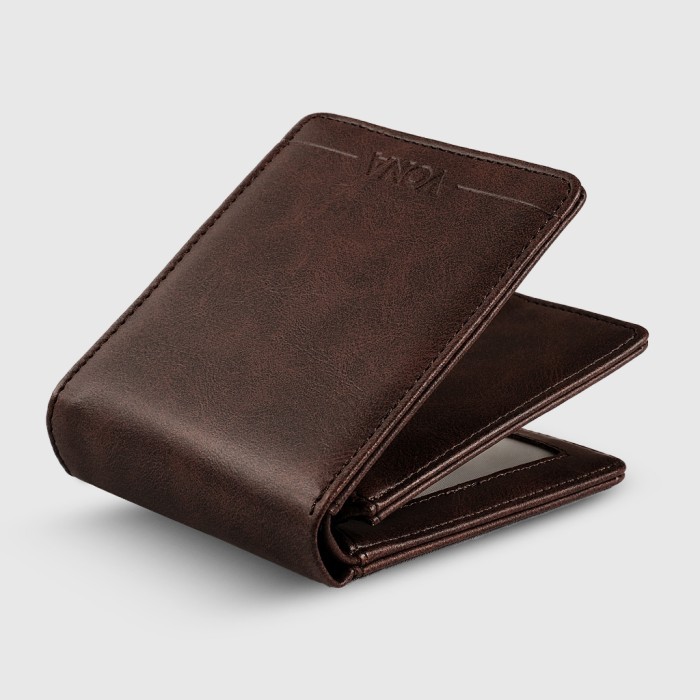 

TERLARIS VONA WATSON WALLET - DOMPET PRIA LIPAT PENDEK 3 RUANG EXTRA SLOT KARTU KULIT PU PREMIUM