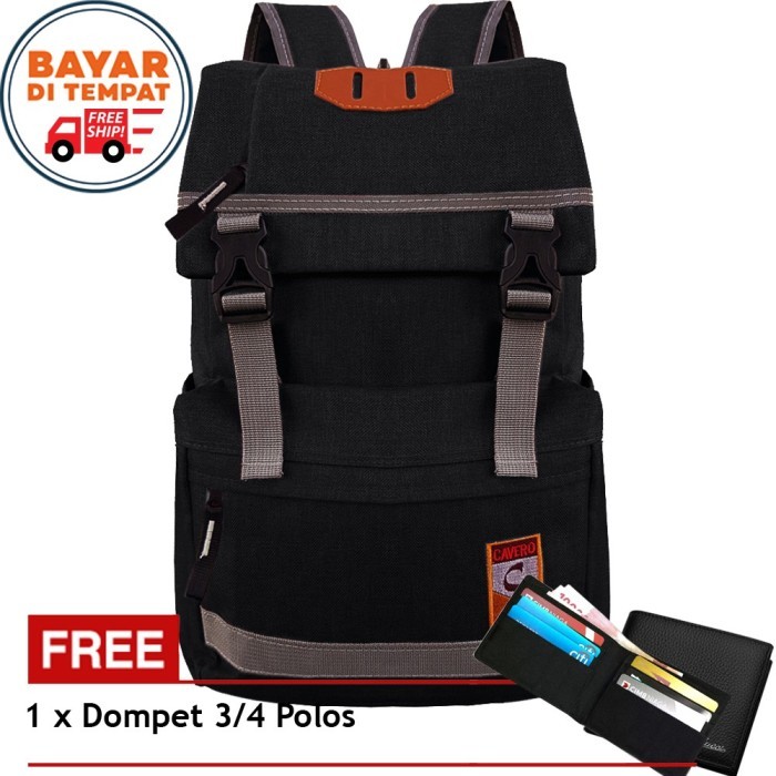 

TERLARIS PROMO BELI TAS KOREA FREE DOMPET POLOS - BACKPACK KOREA CNT5000 TAS PRIA WANITA RANSEL