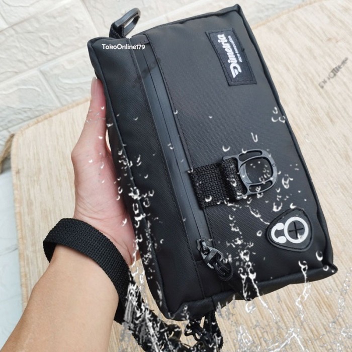 

TERLARIS CLUTCH BAG PRIA ANTI AIR MULTIFUNGSI 2 IN 1 SLING POUCH WALLET ELDRICH WATERPROOF HAND BAG