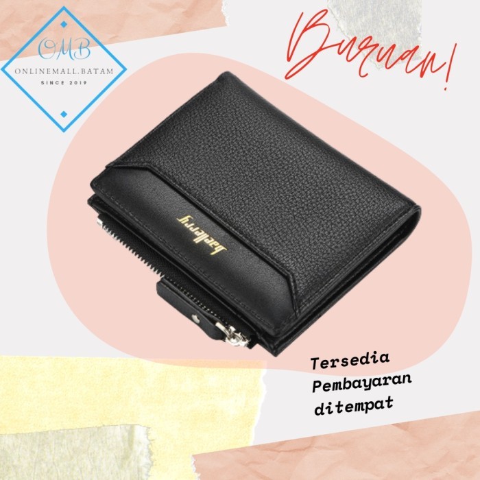 

TERLARIS DOMPET BAELLERRY PENDEK RESLETING BAHAN KULIT PU HITAM / COKLAT DR023 ONLINEMALL MURAH!!!