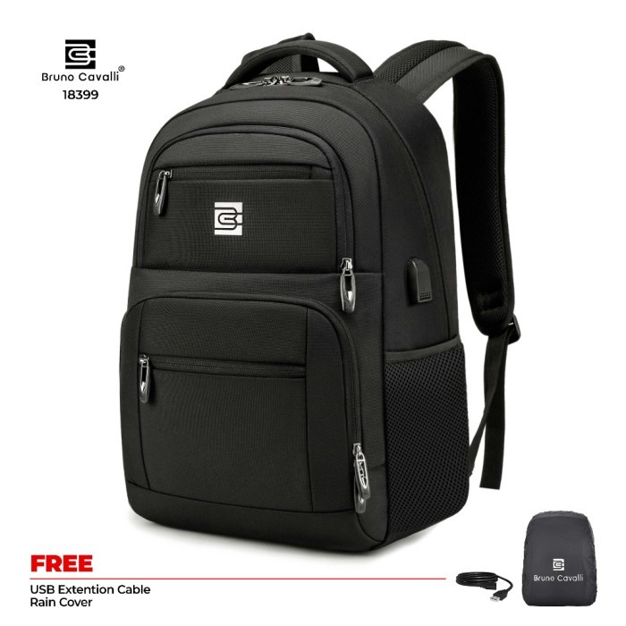 

TERLARIS BRUNO CAVALLI FORTE S 18399 TAS RANSEL LAPTOP ANTI AIR FREE RAIN COVER MURAH!!! MURAH