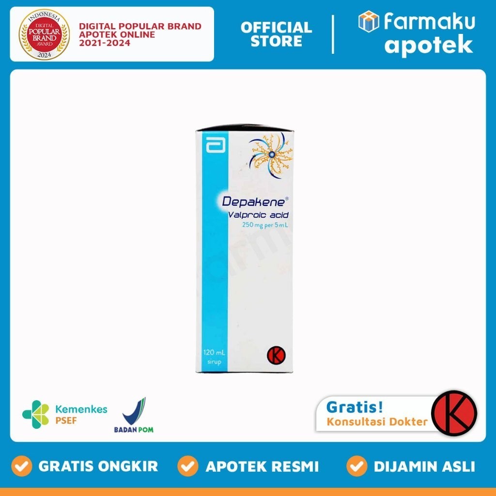 Depakene 250 mg/5 ml Syrup 120 ml - BIN