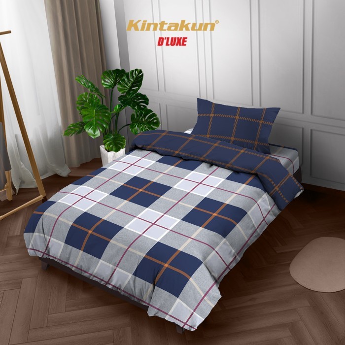 Kintakun Bedcover Set Sprei Fitted 120 X 200 Aesthetic Dluxe 30 Cm