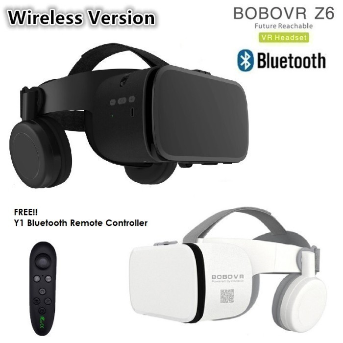 Bobovr Z6 - Vr Headset Glasses Free Bluetooth Remote Controller Y1