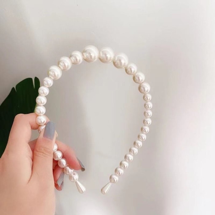 Headband Bando Mutriara Pearl Korean Style Aesthetic Bando Korea 057