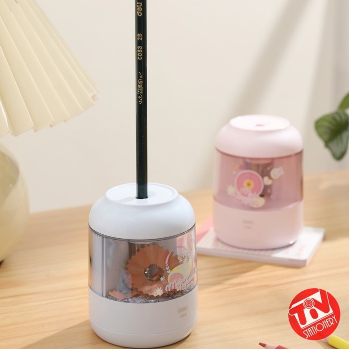 

[AGNEZ MO] Deli Electric Rotary Sharpener / Rautan Otomatis Runcing