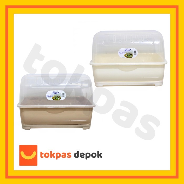 Rak Piring + Tutup Orlona Hawaii 4950 Plastik