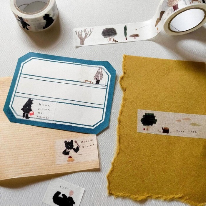 

Promo Miki Tamura Washi Tape - Kuma Kuma (Bear Bear) Cod