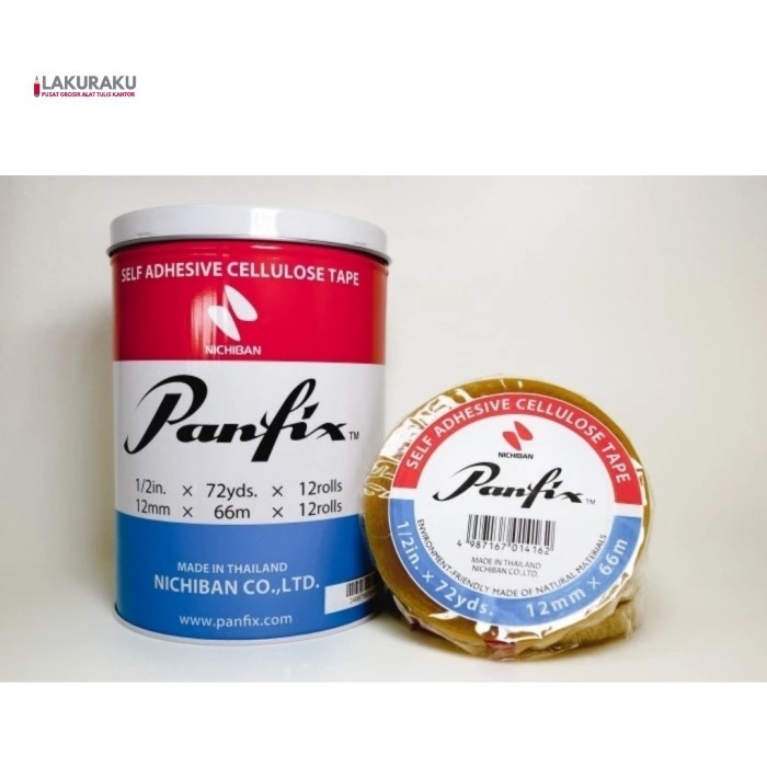 

Produk Terbaru Panfix Isolasi Bening 12Mm X 72 Yards 1/2 Inch Tape 1 Pak 12 Pcs Cod