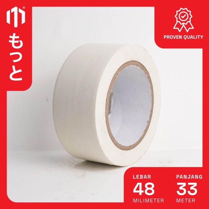 

Barang Terlaris Pvc Floor Marking Putih 48Mm X 33M - Lakban Lantai - 1 Pcs/Roll (Satuan) - Motto