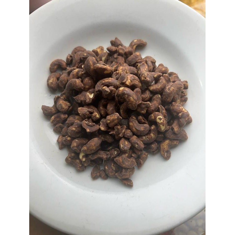 

terbaru !!! kacang mete rasa coklat 1 kg ready