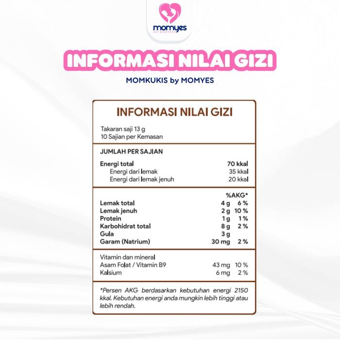 

terbaru !!! momkukis momyes - rasa dark choco (3 pcs) - cemilan ibu hamil dan menyusui busui bumil
