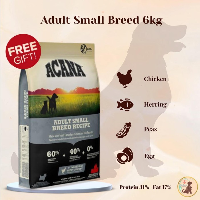 Acana Adult Small Breed Heritage 6 Kg #Gratisongkir #Sale #Discount