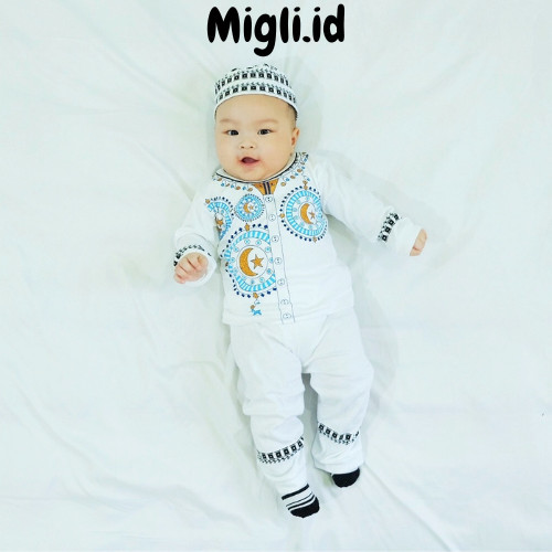 SETELAN BAJU KOKO ANAK BAYI LAKI LAKI COWOK USIA 6 BULAN - 2 TAHUN-01