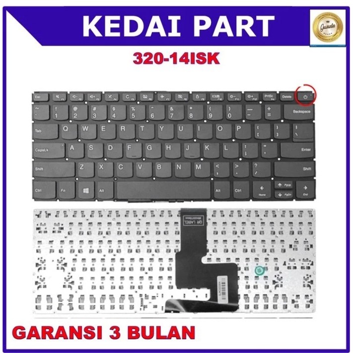 Jual [READY] Keyboard Lenovo IdeaPad 320-14ISK V14-iil V14-ikb V14-iwl S145-14ast S145-14igm