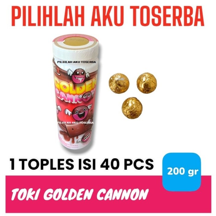 

Cokelat Toki Golden Cannon Kemasan Toples - ( Harga 1 Dus )