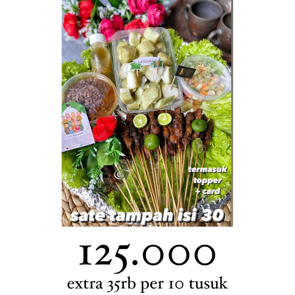 

Sate Ayam Tampah Paket Idul Fitri / Hampers Lebaran - Ready