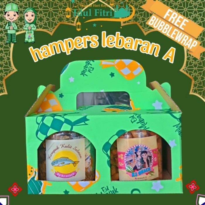

Hampers Lebaran Keripik Salmon Dan Stik Keju Premium Snack Parcel Enak