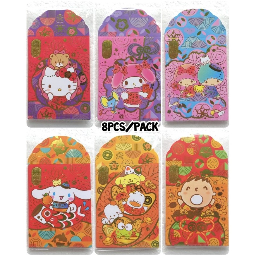 

Ampao Imlek 108 x 60 mm isi 8 Sanrio Original